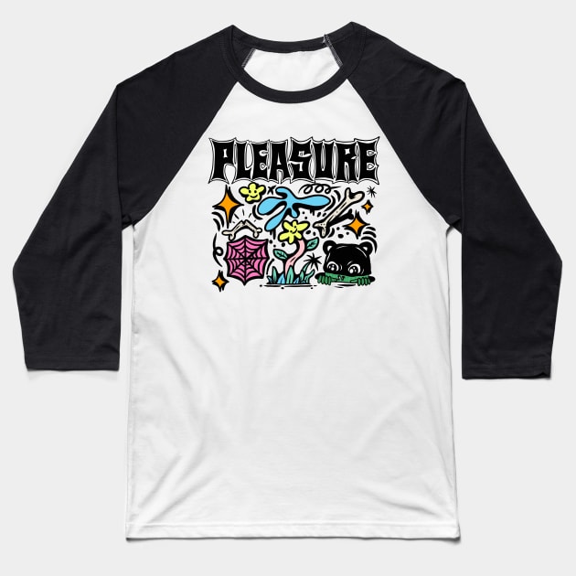 pleasure Baseball T-Shirt by Pararel terror